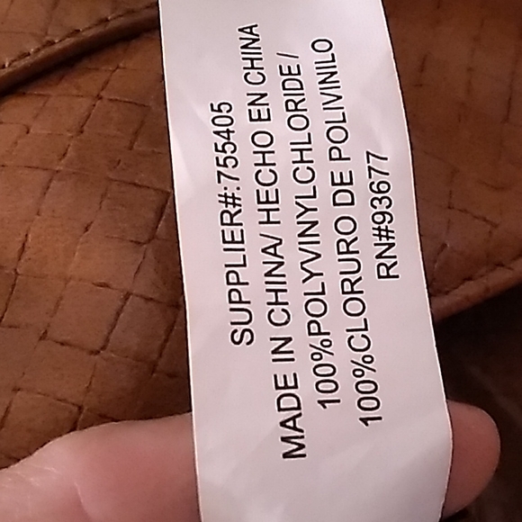 Worthington Brown Faux Leather Large Hand/Shoulder Bag. - Picture 15 of 15